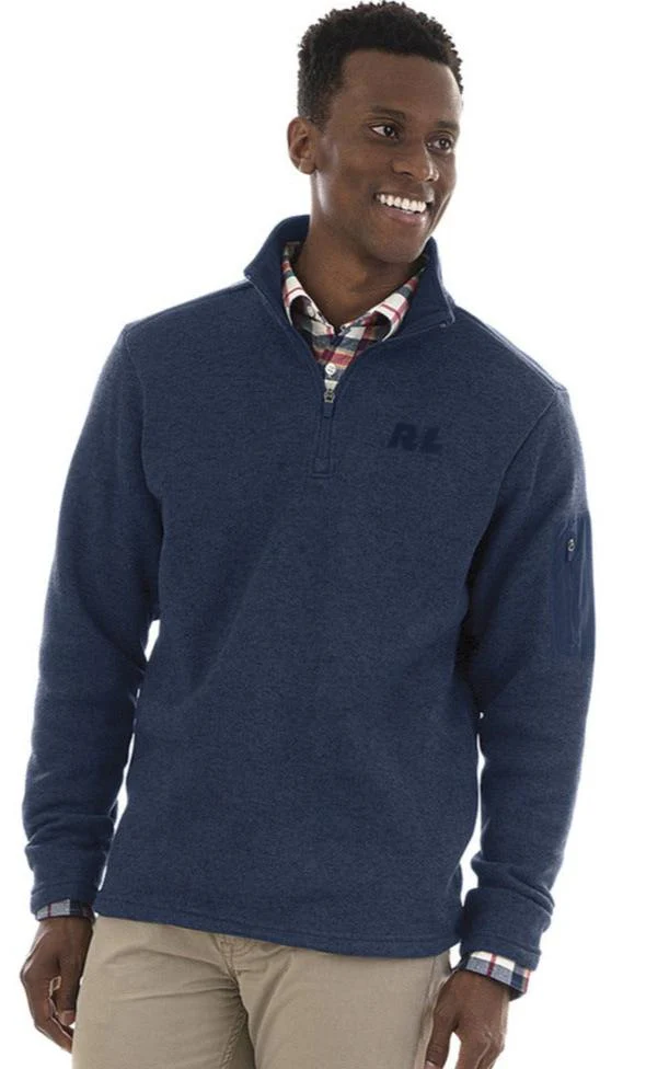 Toned Fleece Quarter-Zip Pullover *LII - Image 3