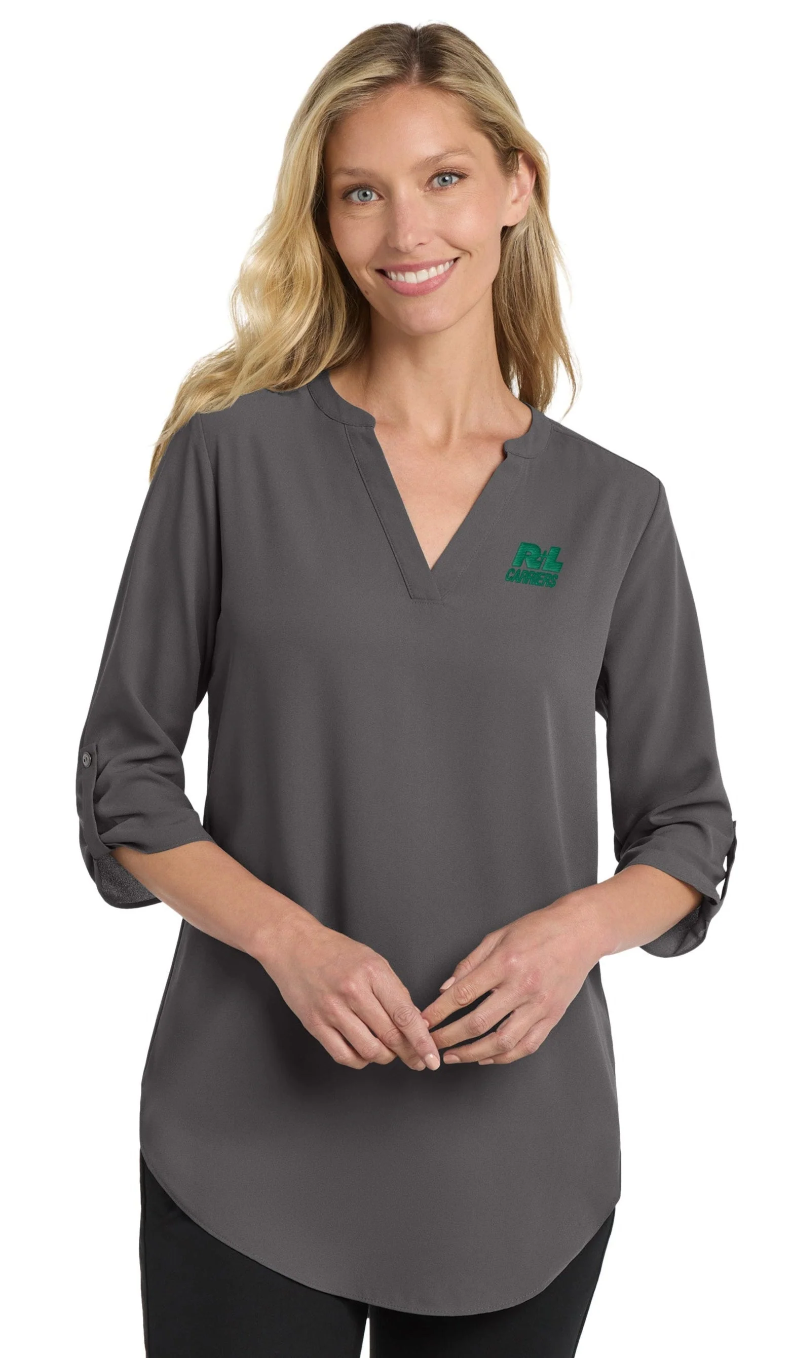 Women's 3/4-Sleeve Tunic Blouse - Image 4